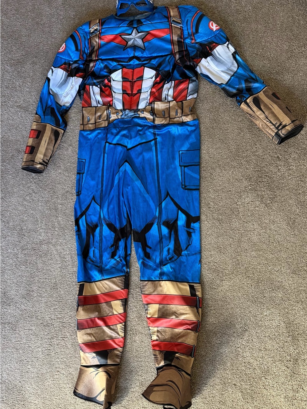 Adult Wonder Woman & Captain America Halloween Costumes + 24” Shield
